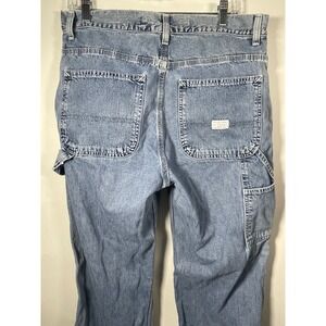 Carpenter Men's 33 Denim Jeans Workwear Carpenter Pants‎ Light Wash